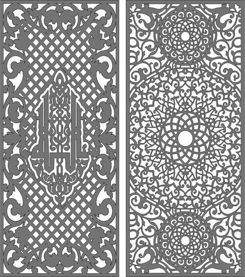 طرح جداکننده صفحه حریم خصوصی داخلی خارجی طراحی برای برش لیزری - privacy screen separator indoor outdoor design for laser cut ve - برای دستگاه CNC چوب و لیزر (سی ان سی)