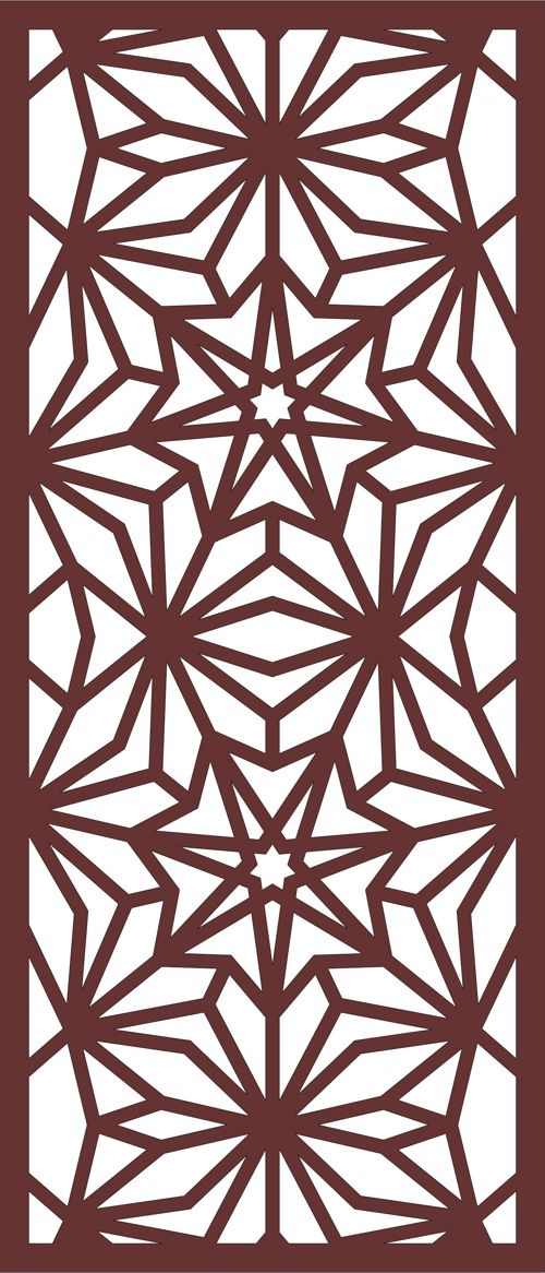 طرح طراحی صفحه جداکننده حریم صفحه داخلی خارجی برای برش لیزری - privacy screen separator indoor outdoor screen design for laser cutting - برای دستگاه CNC چوب و لیزر (سی ان سی)