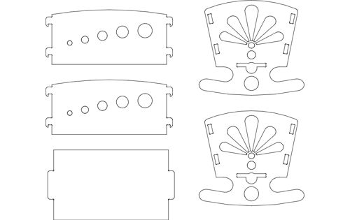 طرح تخت گهواره گهواره - rocking crib - برای دستگاه CNC چوب و لیزر (سی ان سی)