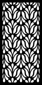 طرح جداکننده اتاق حصار حریم خصوصی صفحه - room divider privacy fence screen ve - برای دستگاه CNC چوب و لیزر (سی ان سی)