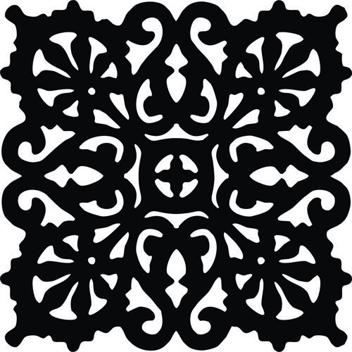 طرح جداکننده اتاق درز گل شبکه استنسیل پنل برای برش لیزر - room divider seamless floral lattice stencil panel for laser cut ve - برای دستگاه CNC چوب و لیزر (سی ان سی)