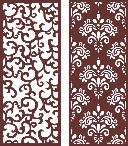 طرح پارتیشن اتاق به سبک چینی برای برش لیزری - room partition chinese style for laser cutting - برای دستگاه CNC چوب و لیزر (سی ان سی)