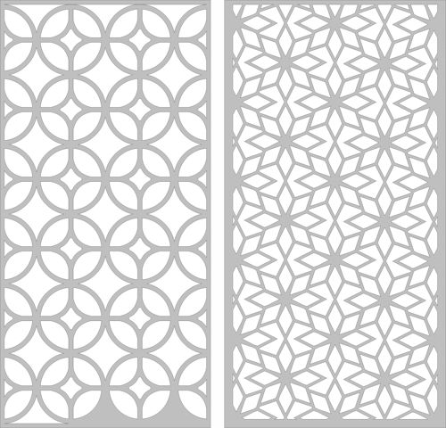 طرح جداکننده اتاق با صفحه نمایش سکه‌ای سپتوم برای برش لیزری شیشه - room separator screen coin septum for laser cut ve - برای دستگاه CNC چوب و لیزر (سی ان سی)