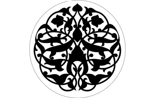 طرح الگوی گرد گل - round pattern floral - برای دستگاه CNC چوب و لیزر (سی ان سی)