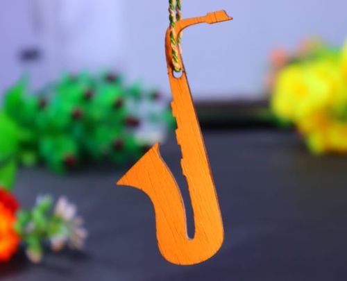 طرح saxophone-christmas-ornament-laser-cut-ve