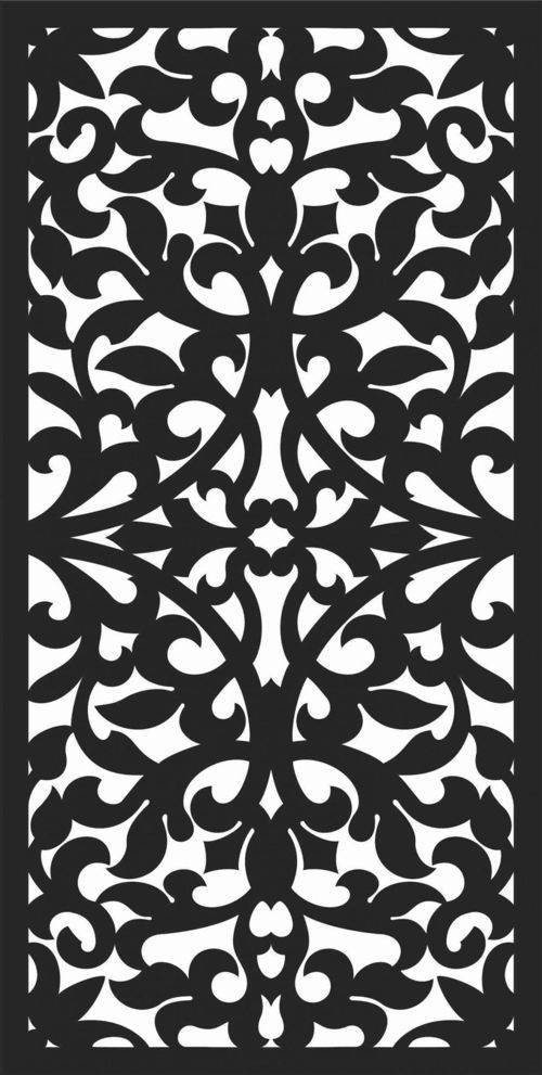 طرح الگوهای پنل صفحه درز - screen panel patterns seamless 1 - برای دستگاه CNC چوب و لیزر (سی ان سی)