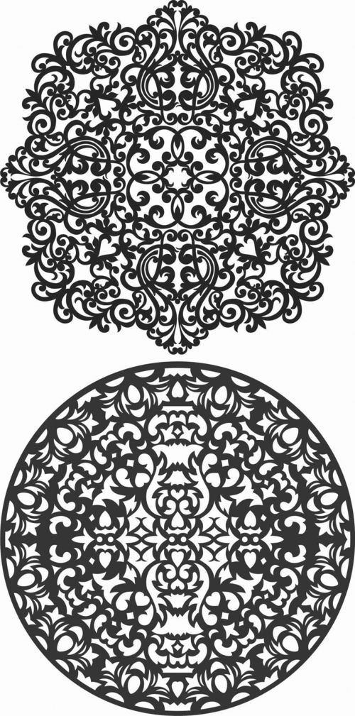 طرح الگوهای پنل صفحه درز - screen panel patterns seamless 2 - برای دستگاه CNC چوب و لیزر (سی ان سی)