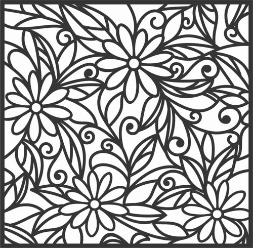 طرح الگوهای پنل صفحه درز - screen panel patterns seamless 10 - برای دستگاه CNC چوب و لیزر (سی ان سی)