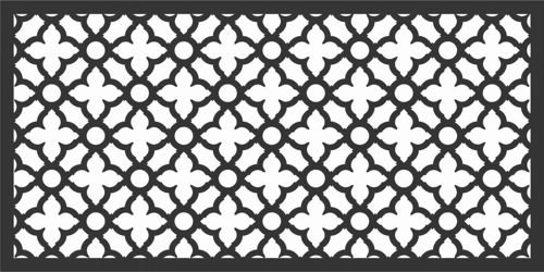 طرح الگوهای پنل صفحه درز - screen panel patterns seamless 18 - برای دستگاه CNC چوب و لیزر (سی ان سی)