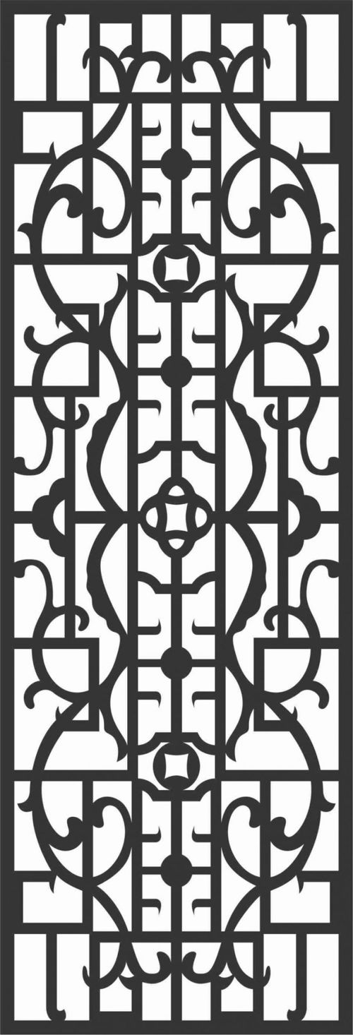 طرح الگوهای پنل صفحه درز - screen panel patterns seamless 20 - برای دستگاه CNC چوب و لیزر (سی ان سی)