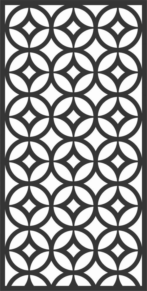 طرح الگوهای پنل صفحه درز - screen panel patterns seamless 28 - برای دستگاه CNC چوب و لیزر (سی ان سی)