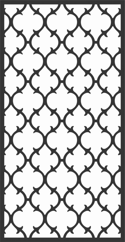 طرح الگوهای پنل صفحه درز - screen panel patterns seamless 33 - برای دستگاه CNC چوب و لیزر (سی ان سی)