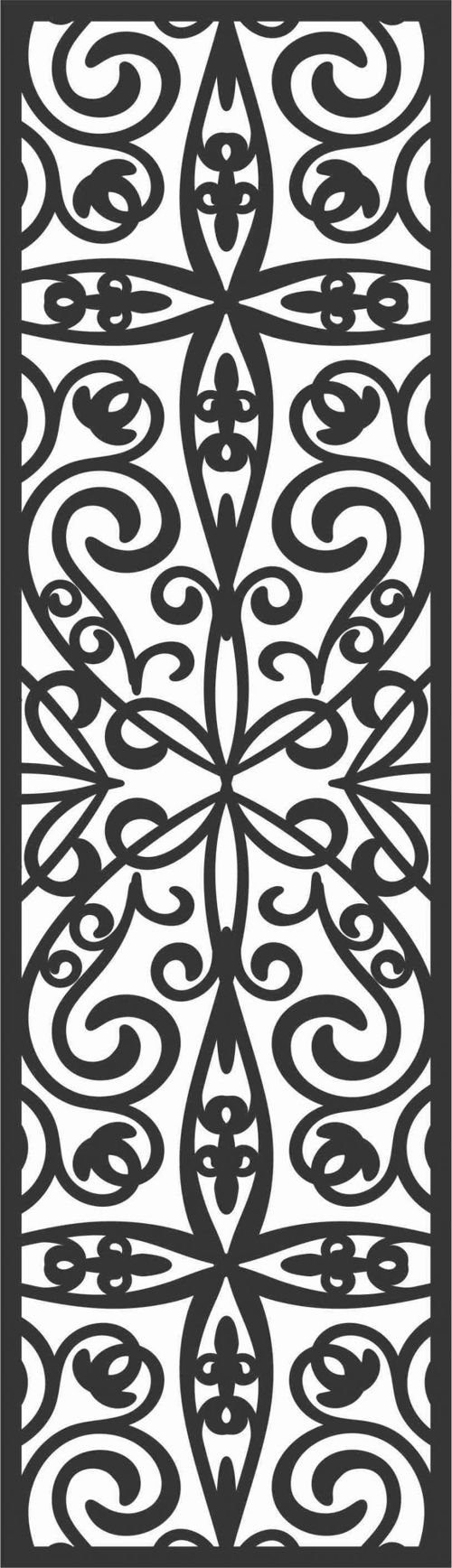 طرح الگوهای پنل صفحه درز - screen panel patterns seamless 34 - برای دستگاه CNC چوب و لیزر (سی ان سی)