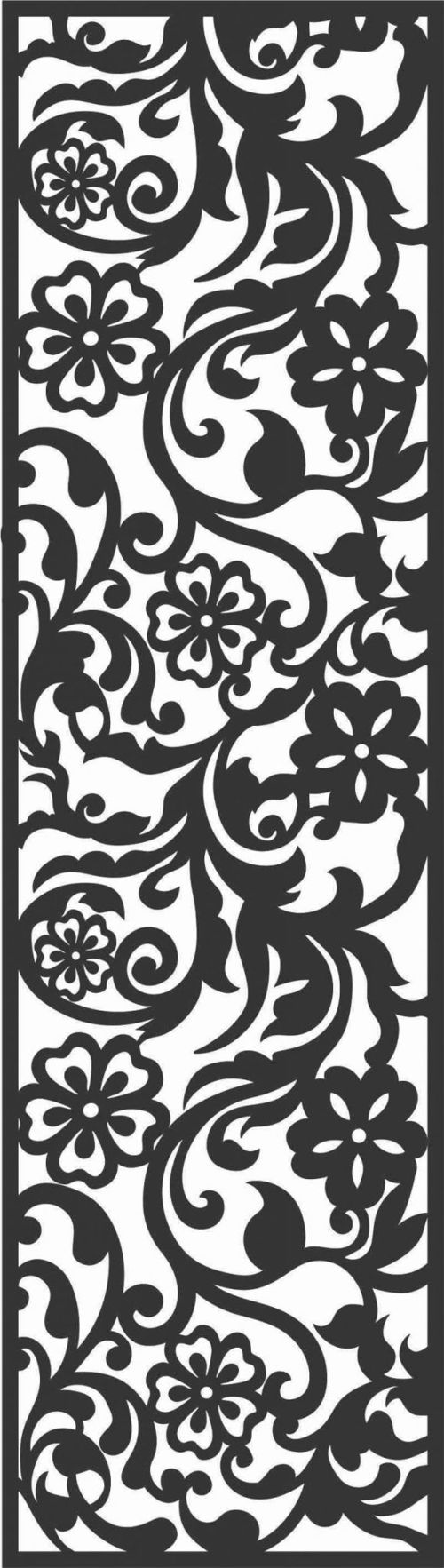 طرح الگوهای پنل صفحه درز - screen panel patterns seamless 35 - برای دستگاه CNC چوب و لیزر (سی ان سی)