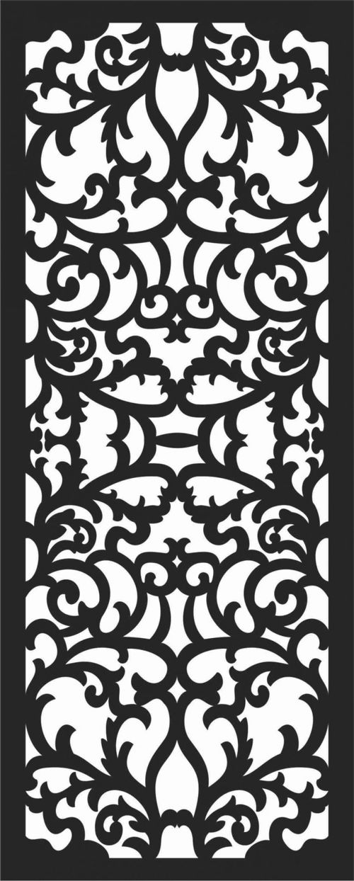 طرح الگوهای پنل صفحه درز - screen panel patterns seamless 42 - برای دستگاه CNC چوب و لیزر (سی ان سی)