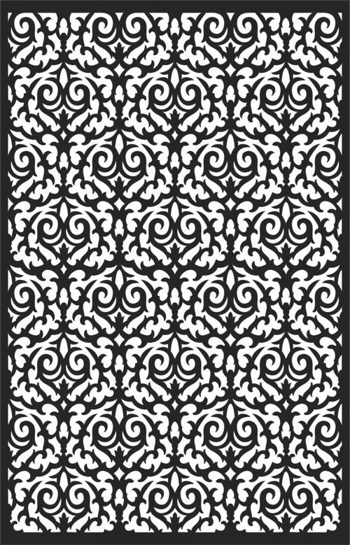 طرح الگوهای پنل صفحه درز - screen panel patterns seamless 43 - برای دستگاه CNC چوب و لیزر (سی ان سی)