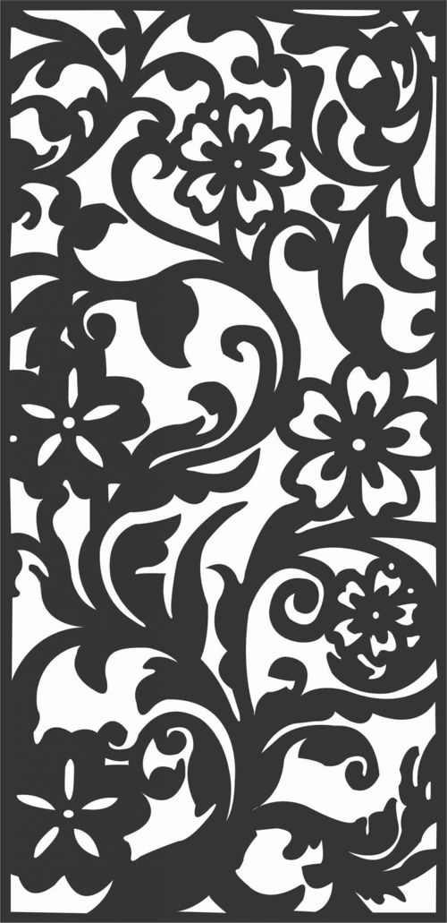 طرح الگوهای پنل صفحه درز - screen panel patterns seamless 59 - برای دستگاه CNC چوب و لیزر (سی ان سی)