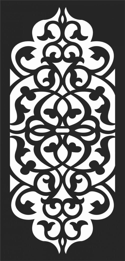 طرح الگوهای پنل صفحه درز - screen panel patterns seamless 61 - برای دستگاه CNC چوب و لیزر (سی ان سی)