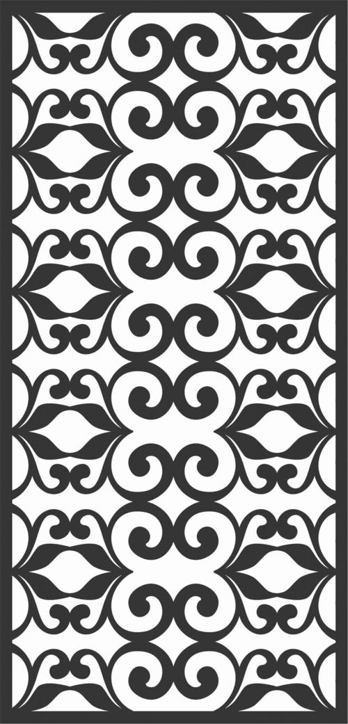 طرح الگوهای پنل صفحه درز - screen panel patterns seamless 73 - برای دستگاه CNC چوب و لیزر (سی ان سی)