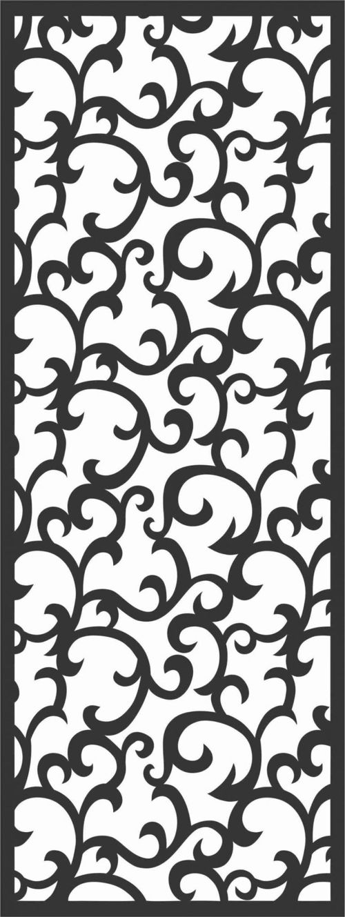 طرح الگوهای پنل صفحه درز - screen panel patterns seamless 83 - برای دستگاه CNC چوب و لیزر (سی ان سی)