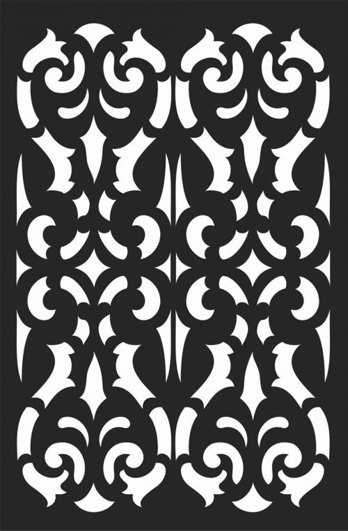 طرح الگوهای پنل صفحه درز - screen panel patterns seamless 87 - برای دستگاه CNC چوب و لیزر (سی ان سی)