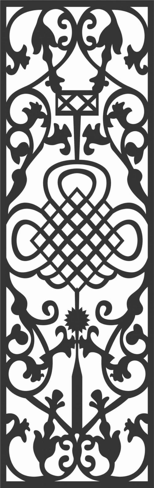 طرح الگوهای پنل صفحه درز - screen panel patterns seamless 90 - برای دستگاه CNC چوب و لیزر (سی ان سی)