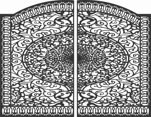 طرح الگوهای پنل صفحه درز - screen panel patterns seamless 92 - برای دستگاه CNC چوب و لیزر (سی ان سی)