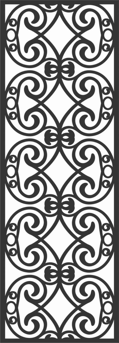 طرح الگوهای پنل صفحه درز - screen panel patterns seamless 93 - برای دستگاه CNC چوب و لیزر (سی ان سی)