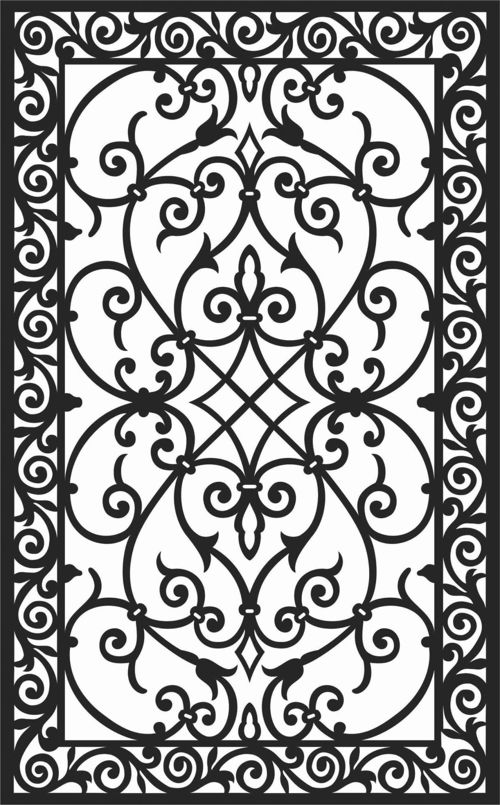 طرح الگوهای پنل صفحه درز - screen panel patterns seamless 100 - برای دستگاه CNC چوب و لیزر (سی ان سی)