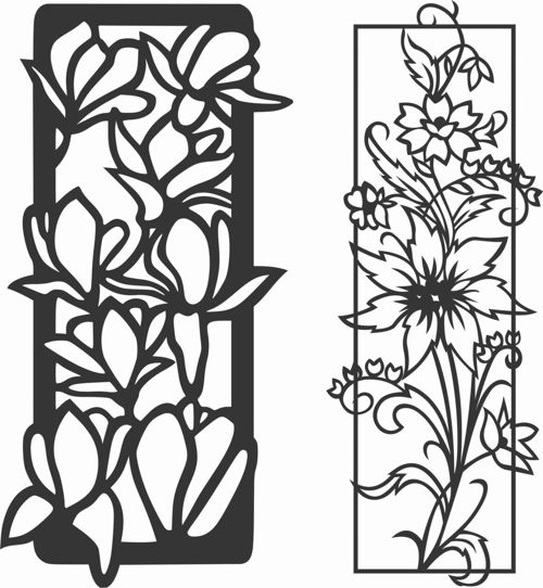 طرح الگوهای پنل صفحه درز - screen panel patterns seamless 101 - برای دستگاه CNC چوب و لیزر (سی ان سی)