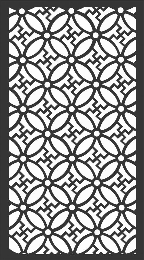 طرح الگوهای پنل صفحه درز - screen panel patterns seamless 102 - برای دستگاه CNC چوب و لیزر (سی ان سی)