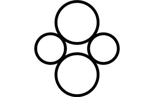 طرح الگوی صفحه دایره‌ها - screen pattern circles - برای دستگاه CNC چوب و لیزر (سی ان سی)