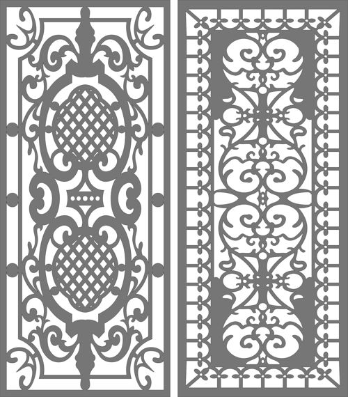 طرح دیوار جداکننده اتاق صفحه درز برای برش لیزر - screen room divider seamless design patterns for laser cut ve - برای دستگاه CNC چوب و لیزر (سی ان سی)