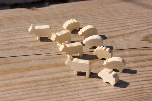 طرح اره مویی طوسی شکل حیوان الگوها mm - scroll saw animal shape patterns 8mm ve - برای دستگاه CNC چوب و لیزر (سی ان سی)