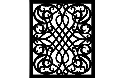 طرح Scroll saw pattern - scroll saw pattern - برای دستگاه CNC چوب و لیزر (سی ان سی)