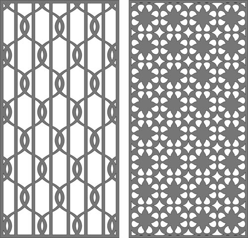 طرح جداکننده اتاق پارچه برای برش لیزری - seamless room divider separator screen for laser cutting - برای دستگاه CNC چوب و لیزر (سی ان سی)