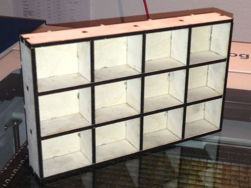 طرح جعبه دانه - seed box - برای دستگاه CNC چوب و لیزر (سی ان سی)