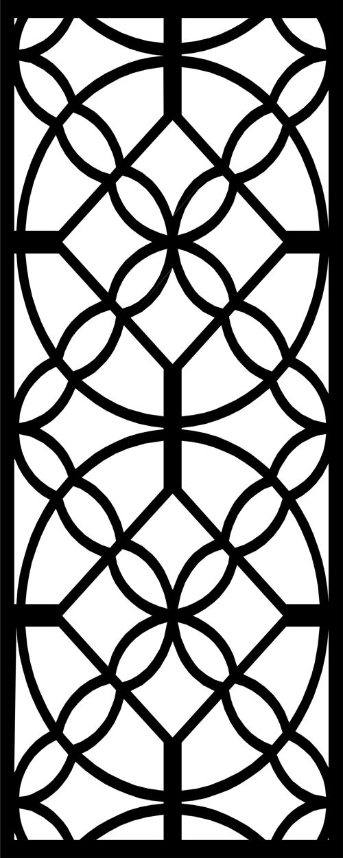 طرح جداکننده درز گل گل شبکه استنسیل پنل برای برش لیزر - separator seamless floral floral lattice stencil panel for laser cut ve - برای دستگاه CNC چوب و لیزر (سی ان سی)