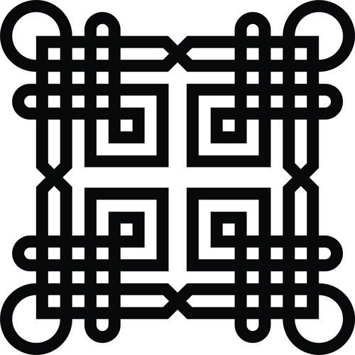 طرح‌های شابلون شبکه‌ای گل‌دار جداکننده درز برای برش لیزری روکش - separator seamless floral lattice stencil designs for laser cut ve - برای دستگاه CNC چوب و لیزر (سی ان سی)