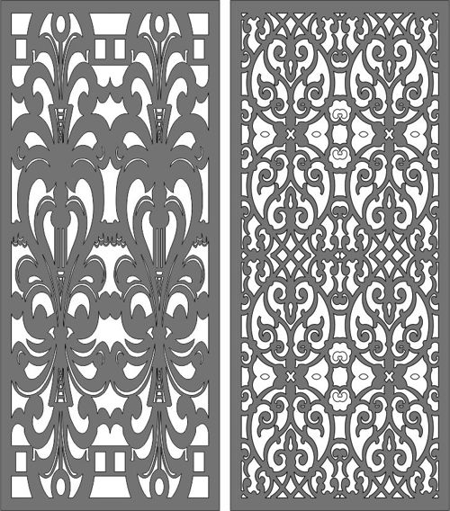 طرح جداکننده صفحه های درز برای برش لیزری - separator seamless screens set for laser cutting - برای دستگاه CNC چوب و لیزر (سی ان سی)