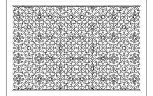طرح جداکننده جداکننده - seperator desen - برای دستگاه CNC چوب و لیزر (سی ان سی)