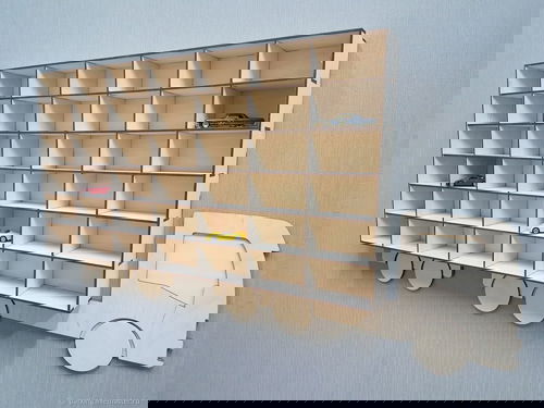 طرح قفسه برای ماشین اسباب بازی تخته الیاف برش لیزر cnc نقشه - shelf for toy cars plywood laser cut cnc plans - برای دستگاه CNC چوب و لیزر (سی ان سی)