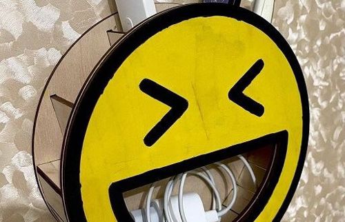 طرح شکلک قفسه برای برش لیزری - shelf smiley for laser cutting - برای دستگاه CNC چوب و لیزر (سی ان سی)