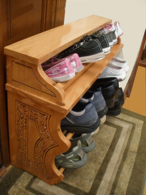 طرح نمایش قفسه برش - show rack cutting ve - برای دستگاه CNC چوب و لیزر (سی ان سی)