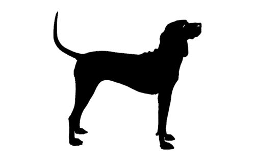 طرح سیلوئت سگ - silhouette dog - برای دستگاه CNC چوب و لیزر (سی ان سی)