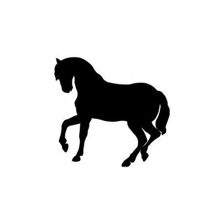 طرح شبح اسب - silhouette of horse - برای دستگاه CNC چوب و لیزر (سی ان سی)