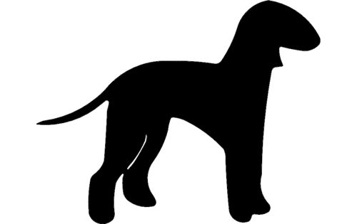 طرح سیلوئت سگ - silhuette dog - برای دستگاه CNC چوب و لیزر (سی ان سی)