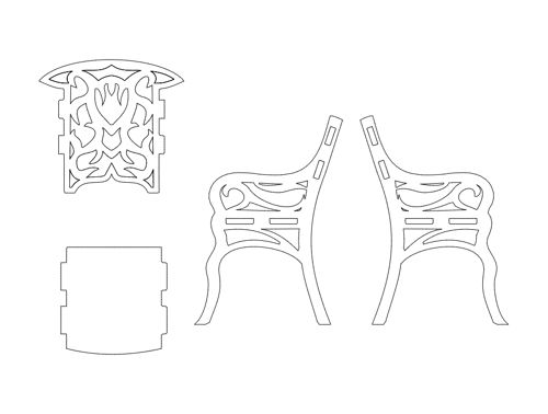 طرح سیلا - silla - برای دستگاه CNC چوب و لیزر (سی ان سی)