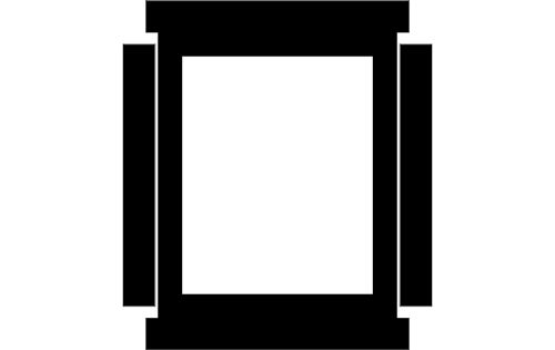 طرح پنجره ساده - simple window - برای دستگاه CNC چوب و لیزر (سی ان سی)