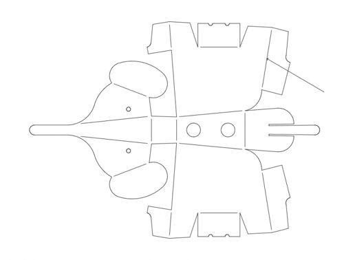 طرح slon elephant - slon elephant - برای دستگاه CNC چوب و لیزر (سی ان سی)